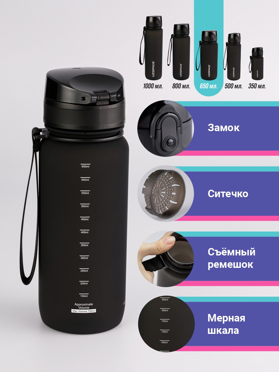 Бутылка UZSPACE 650 мл - фото 4