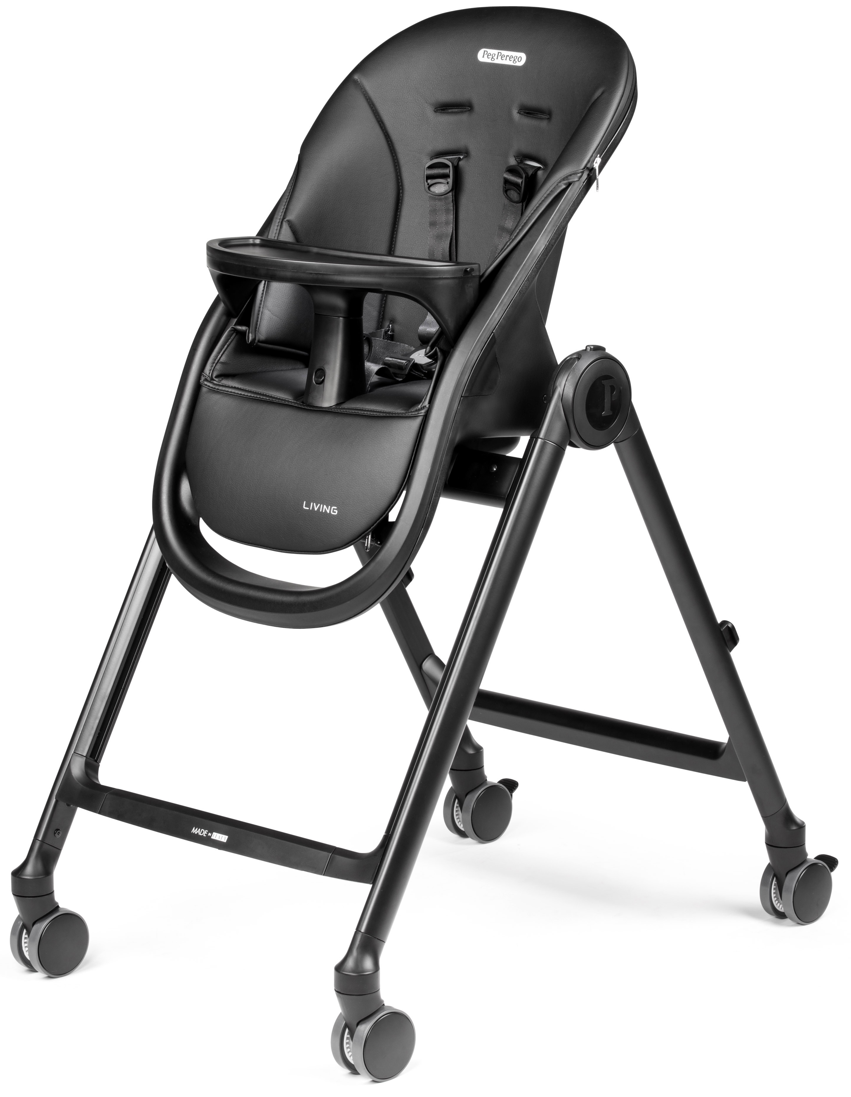 Стульчик для кормления Peg-Perego Living черный - фото 3