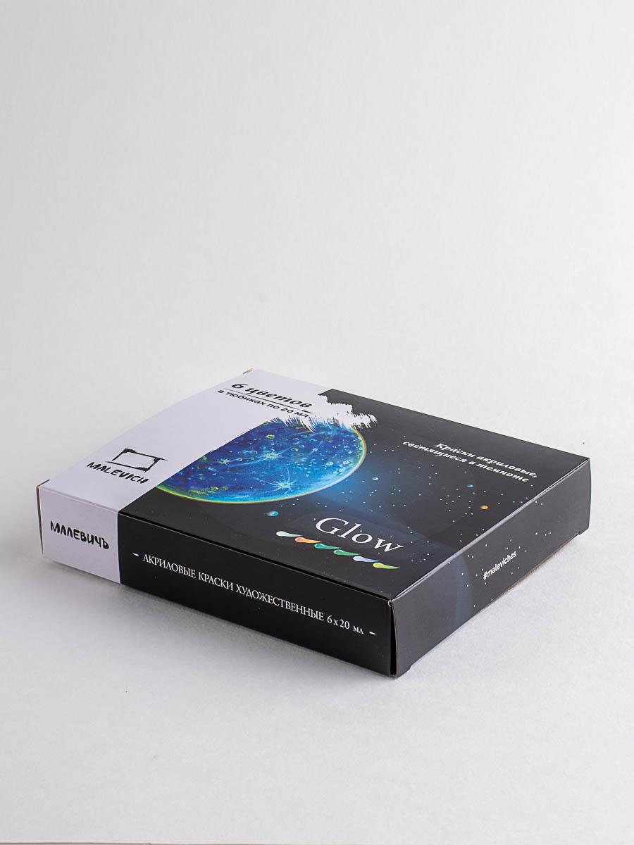 Краски акриловые Малевичъ 6 цв. - фото 15