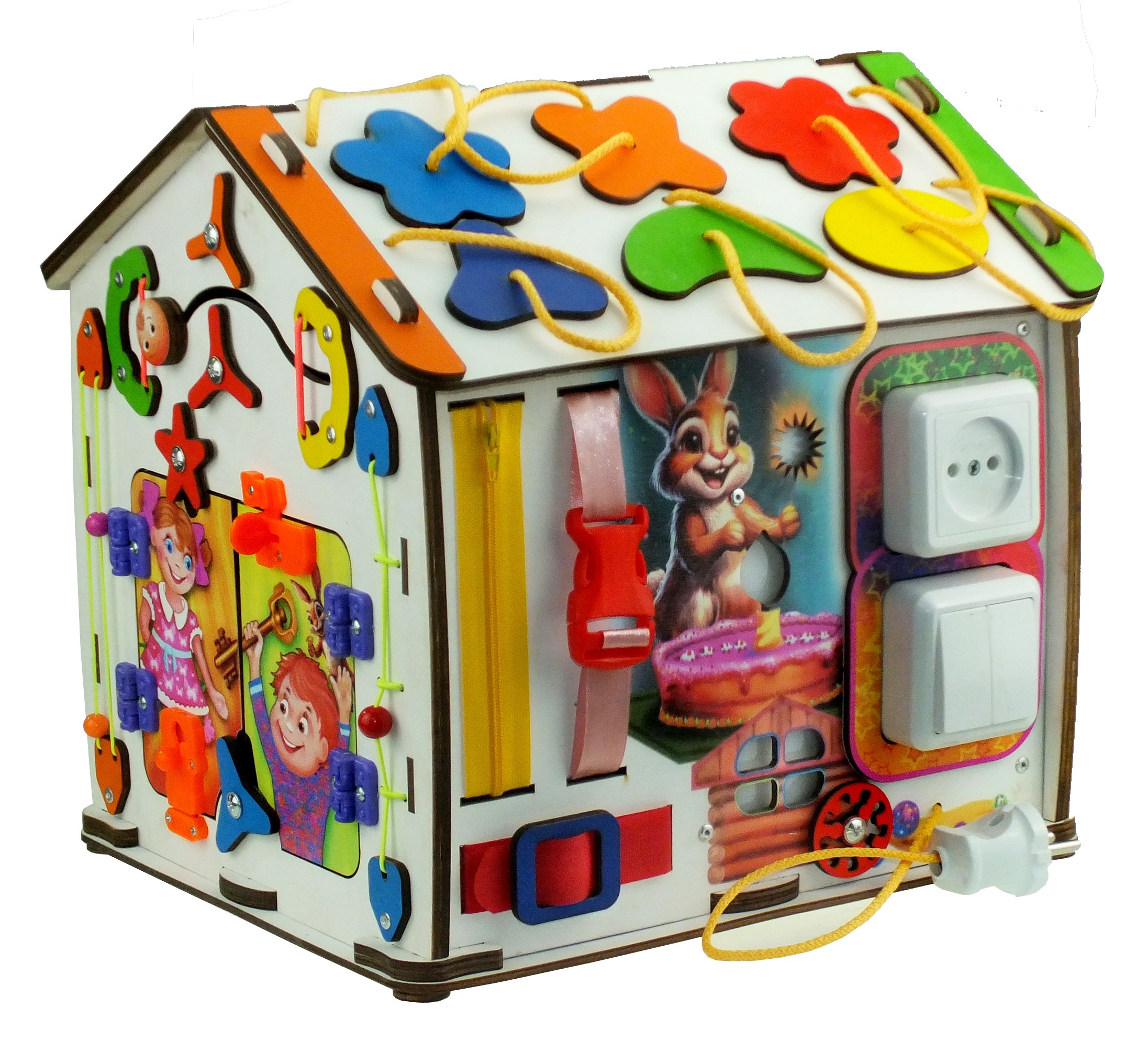 Игрушка Jolly Kids бизиборд Зайка - фото 1