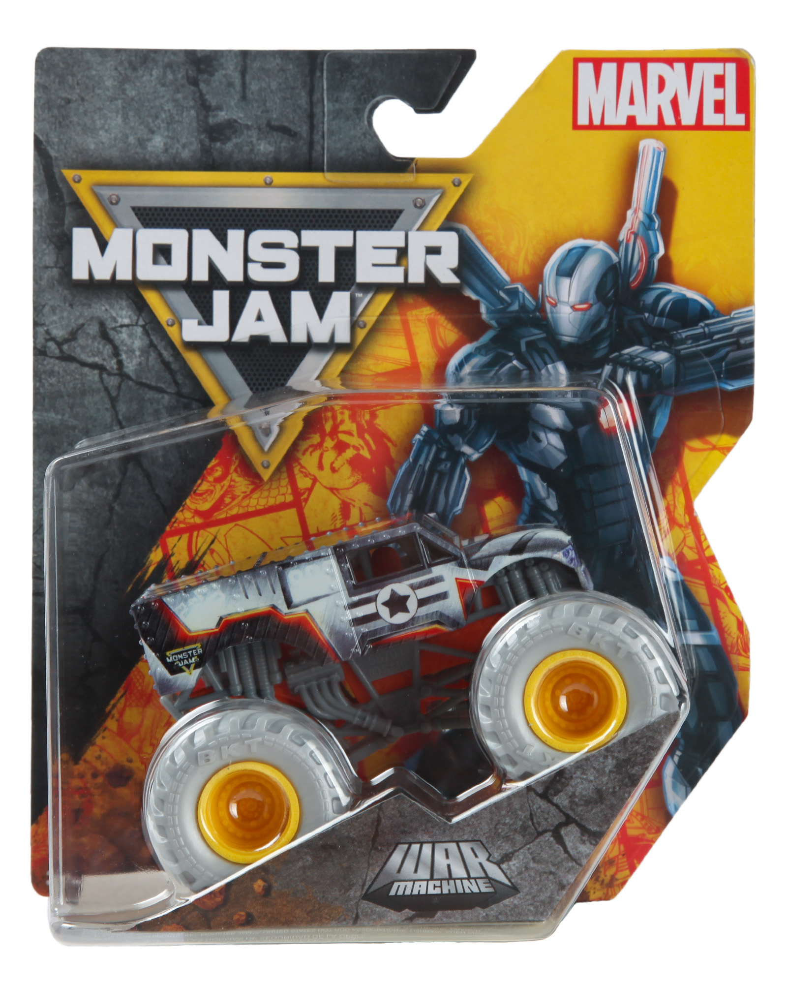 Внедорожник Monster Jam Marvel War Machine 6069960/20154362 - фото 7