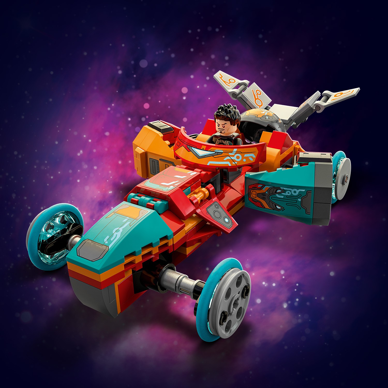 Конструктор LEGO Marvel Super Heroes Железный Человек на Сакааре 369 дет. - фото 10