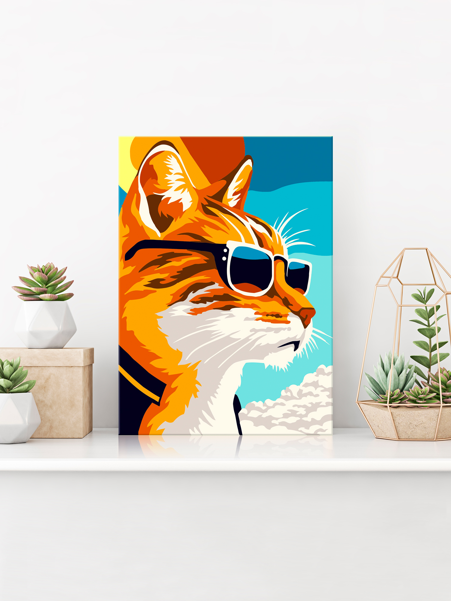 Картина по номерам Hobby Paint Крутой котик в ассортименте - фото 2