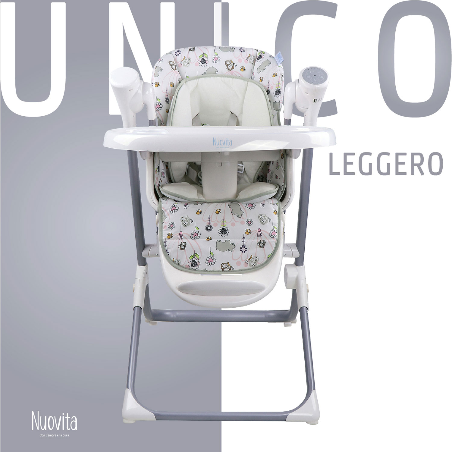 Стульчик для кормления Nuovita Unico Leggero трансформер - фото 3