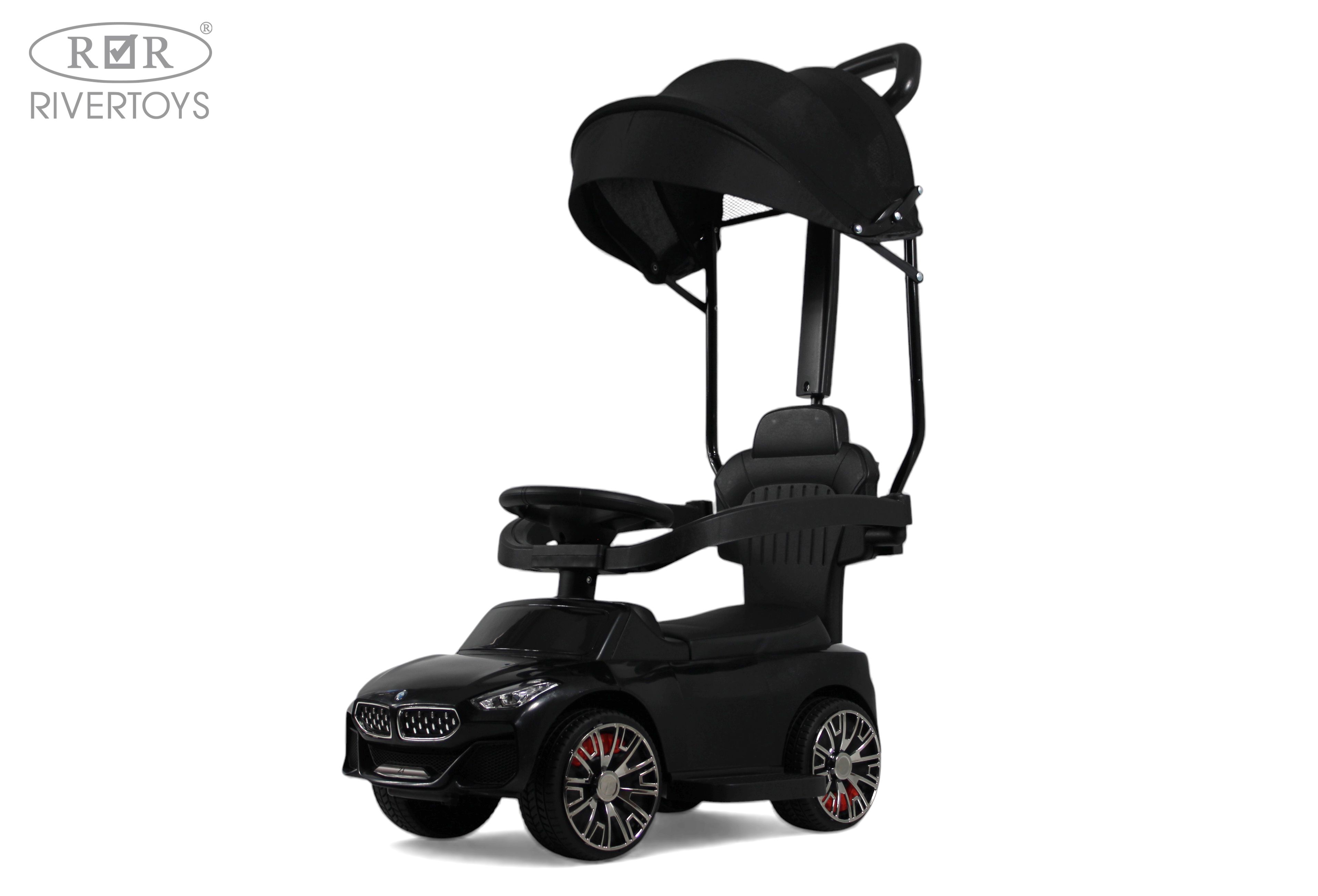 Каталка RIVERTOYS Z005ZZ-BP-BLACK черный - фото 1