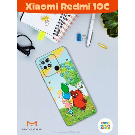 Силиконовый чехол Mcover для смартфона Xiaomi Redmi 10C Союзмультфильм Лучшие друзья
