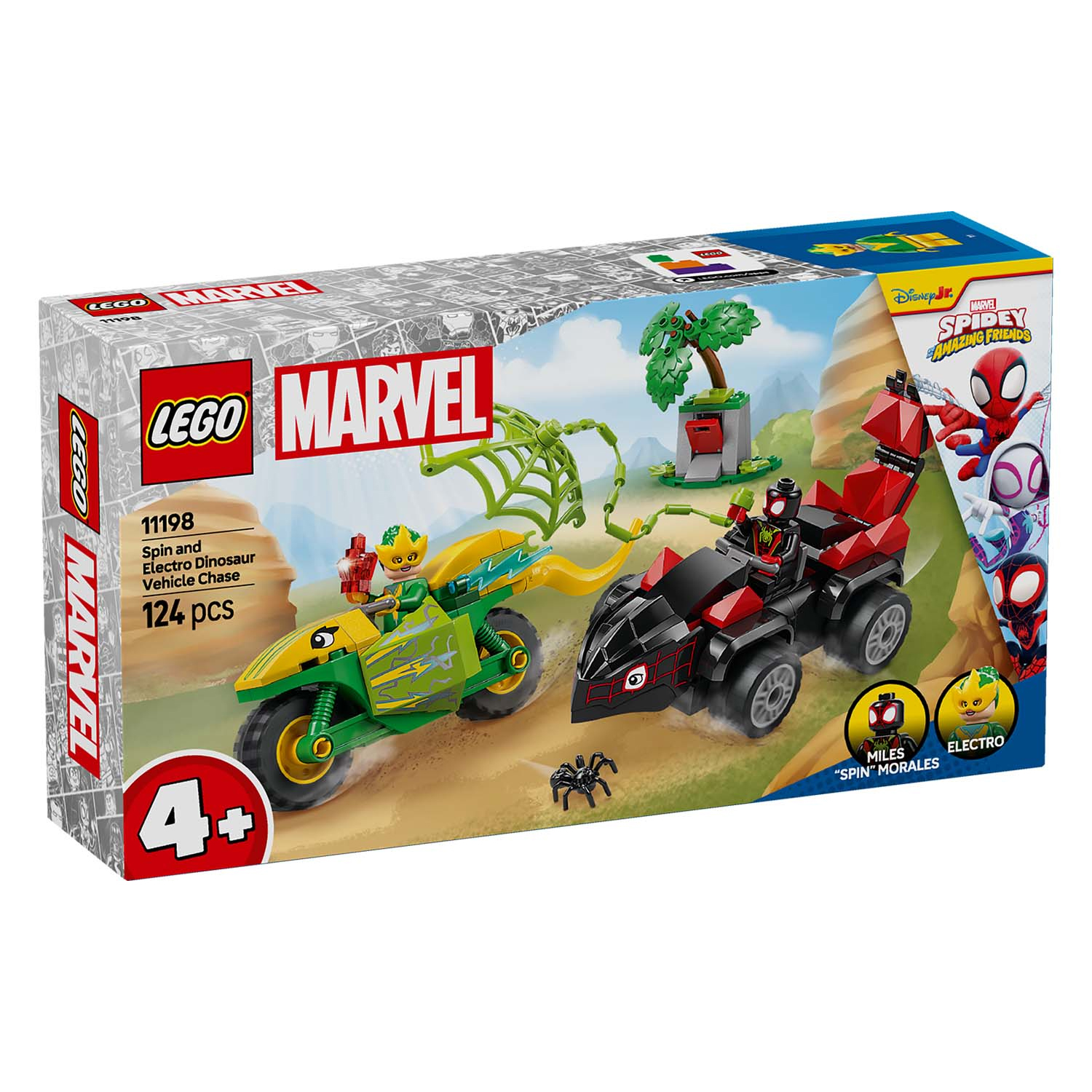 Конструктор LEGO Marvel Super Heroes Гонка дино-машин блочный - фото 11