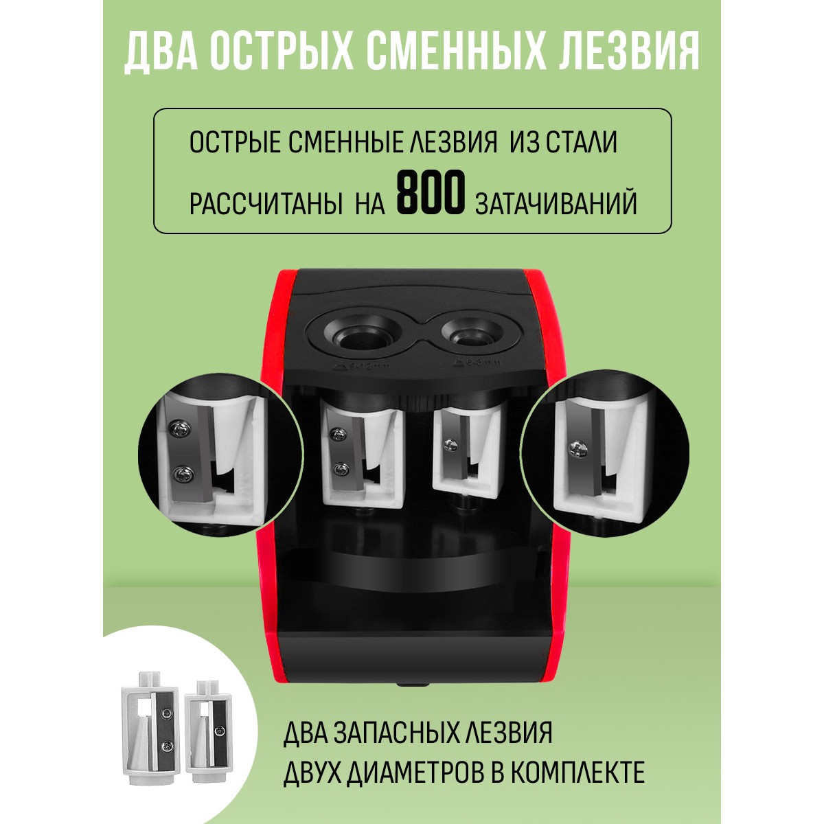 Точилка Orange Peel Красный - фото 3