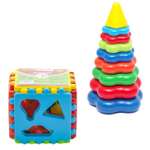 Игрушка Karolina toys пирамидка Сортер Кубик