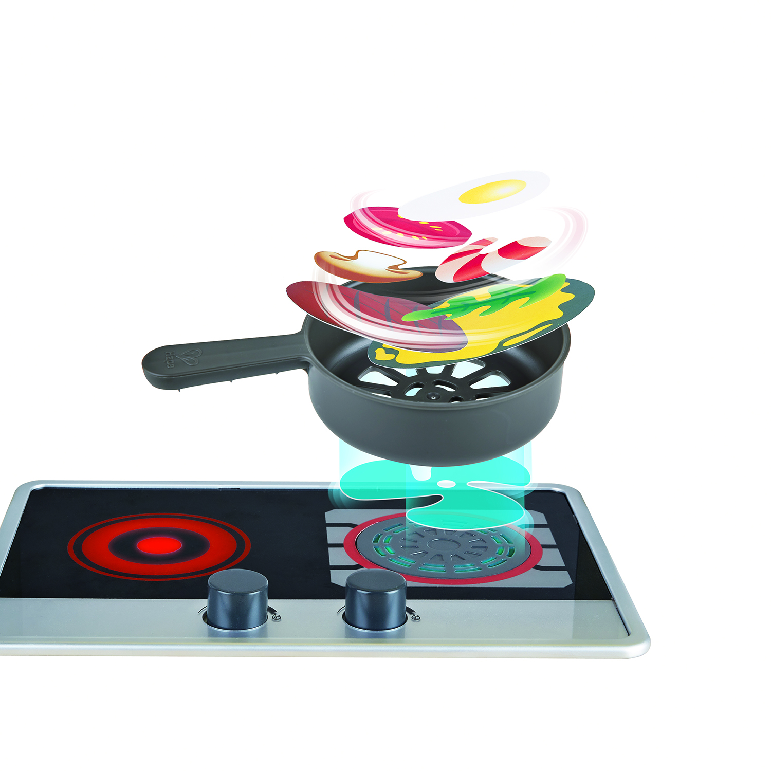 Детская деревянная кухня HAPE Делюкс 5 аксессуаров воздушная фритюрница свет звук E3177_HP - фото 12