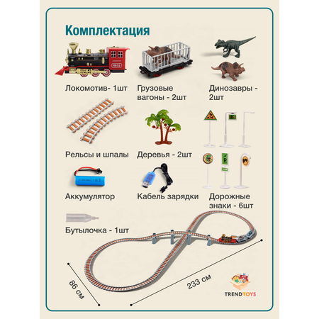 Набор железнодорожный TrendToys