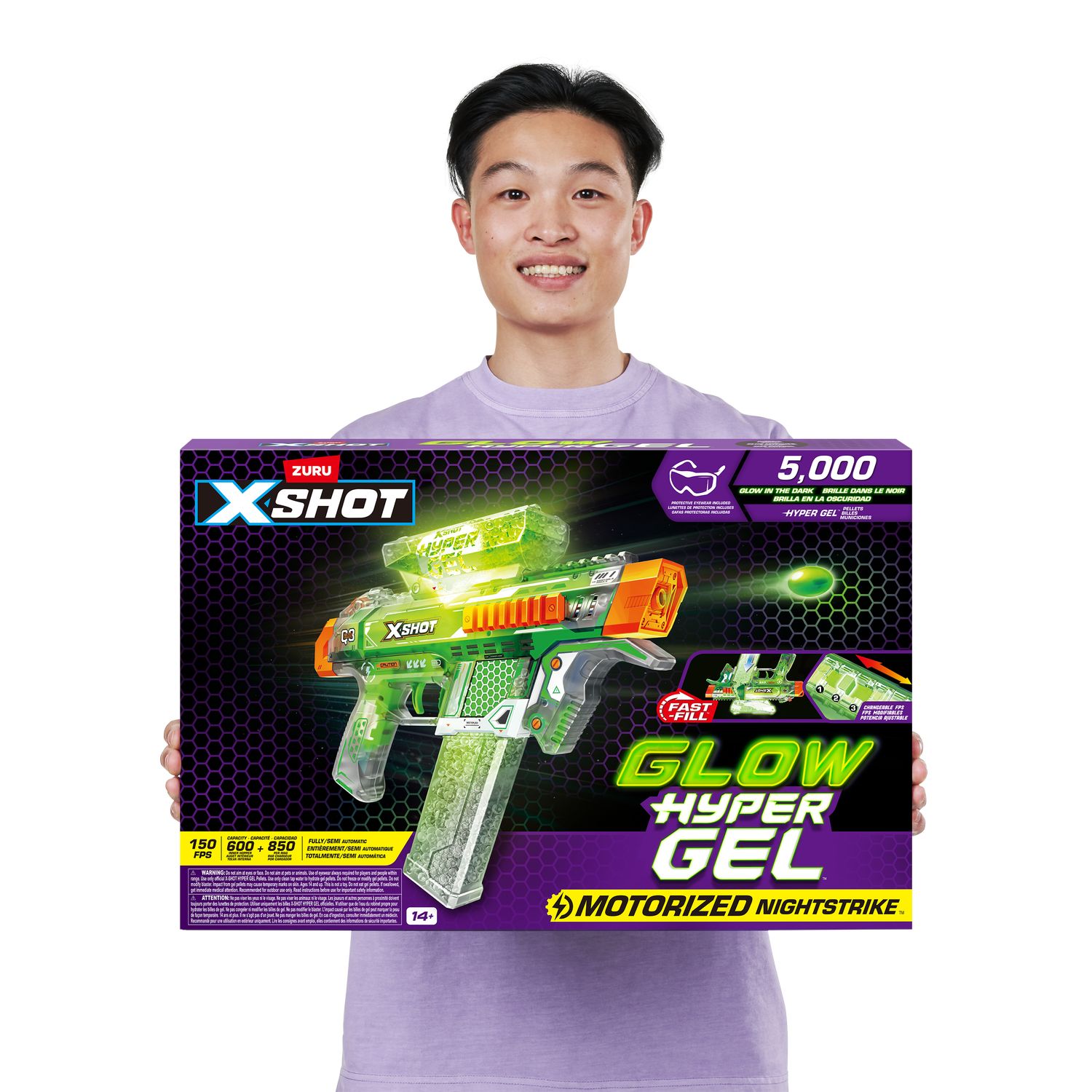 Бластер Zuru XSHOT hyper gel средний - фото 7