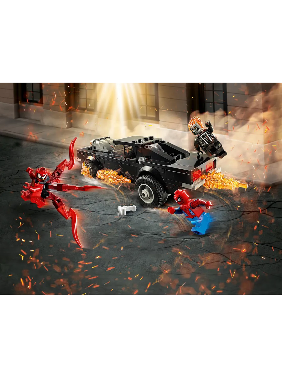 Конструктор LEGO Marvel Super Heroes Человек-Паук против Карнажа 212 дет. - фото 5