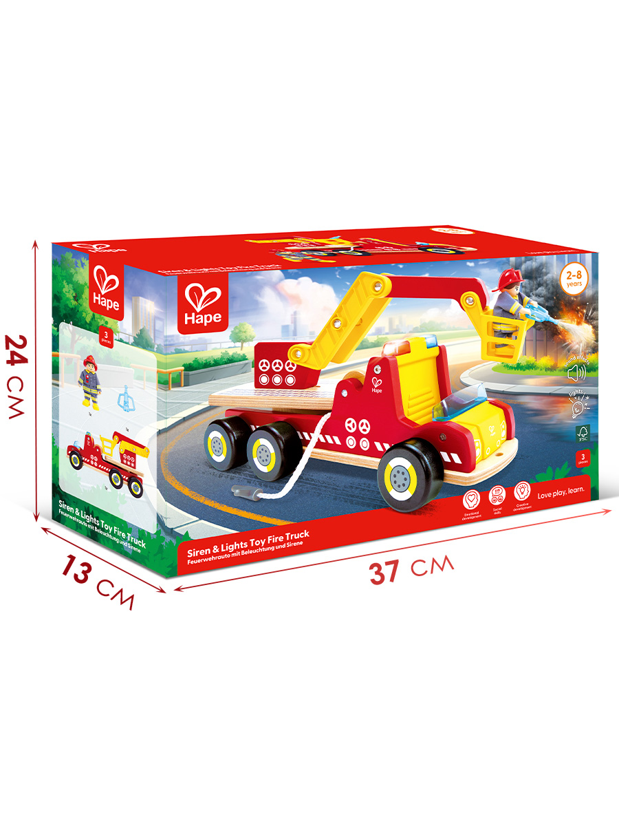 Пожарная машина Hape E3090_HP - фото 9