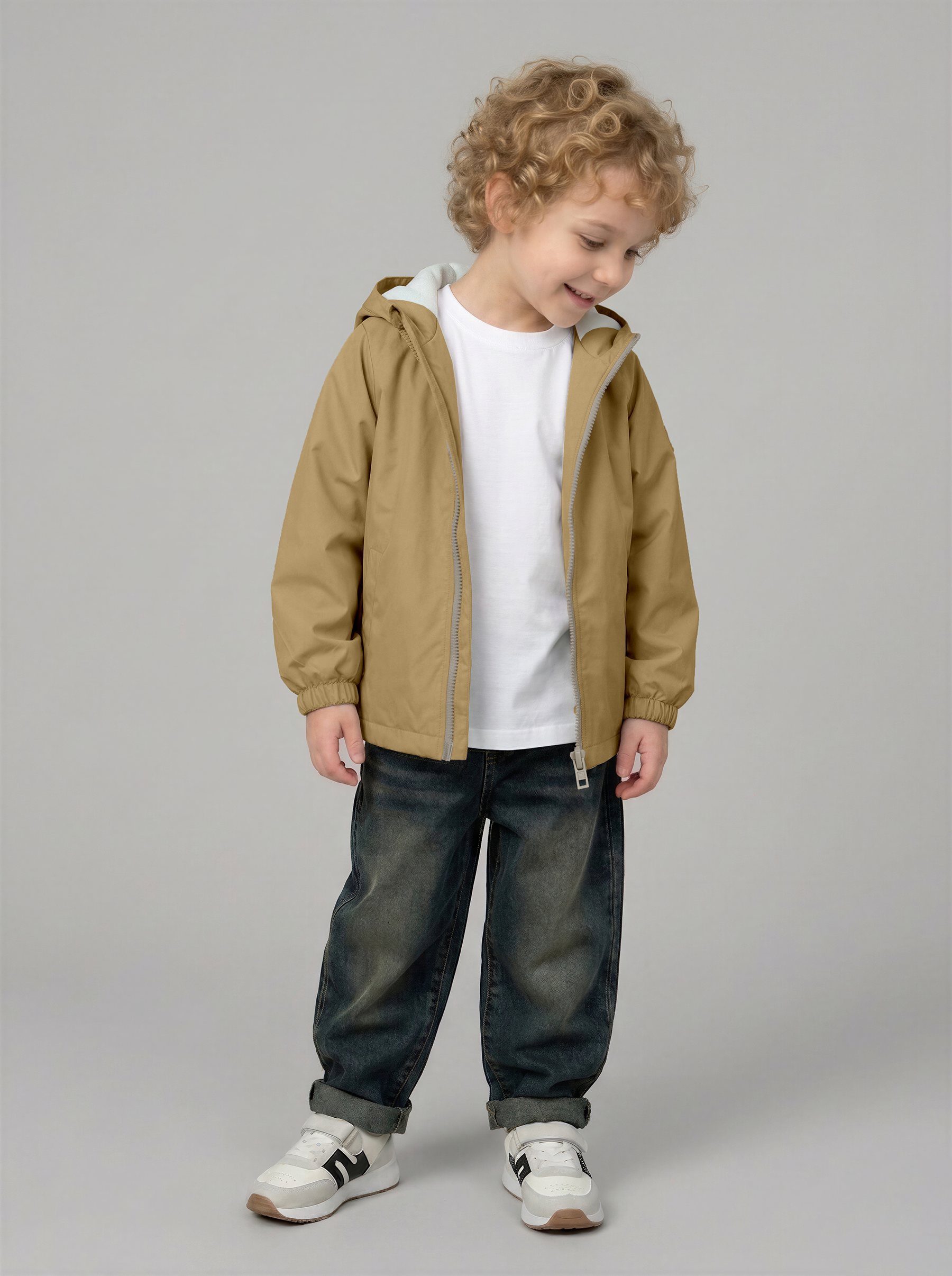 Ветровка KiMMi Baby КБ-150820-034 бежевый - фото 4