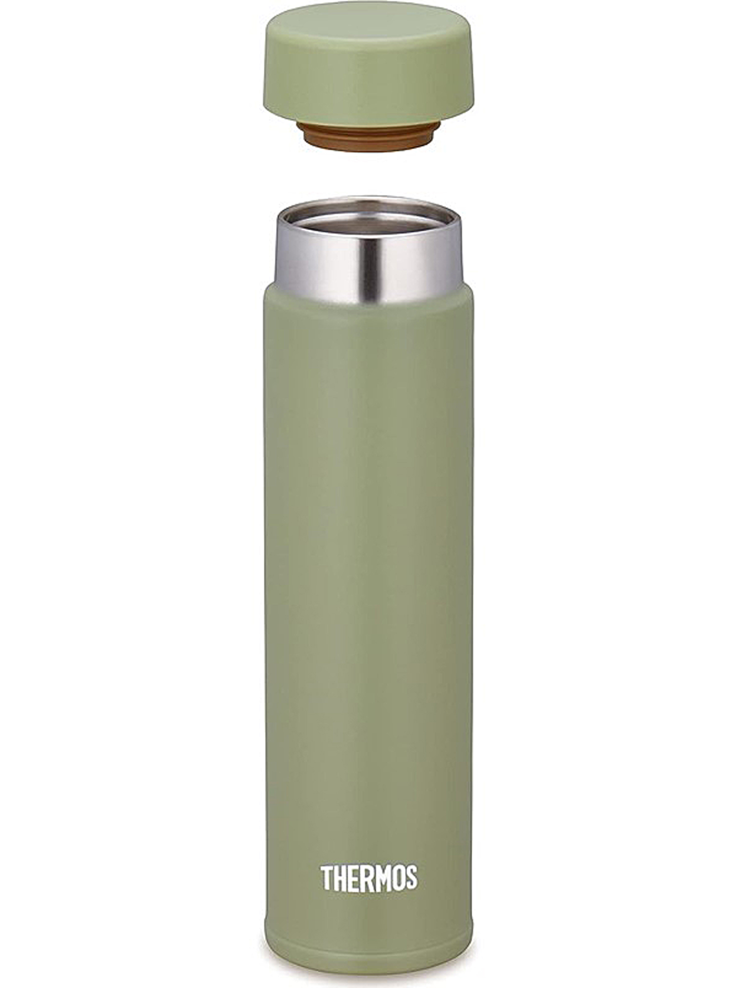 Мини-термос для кофе чая 180 мл THERMOS JOJ-180 оливковый – нержавеющая сталь герметичный тепло/холод 6/8 часов - фото 8