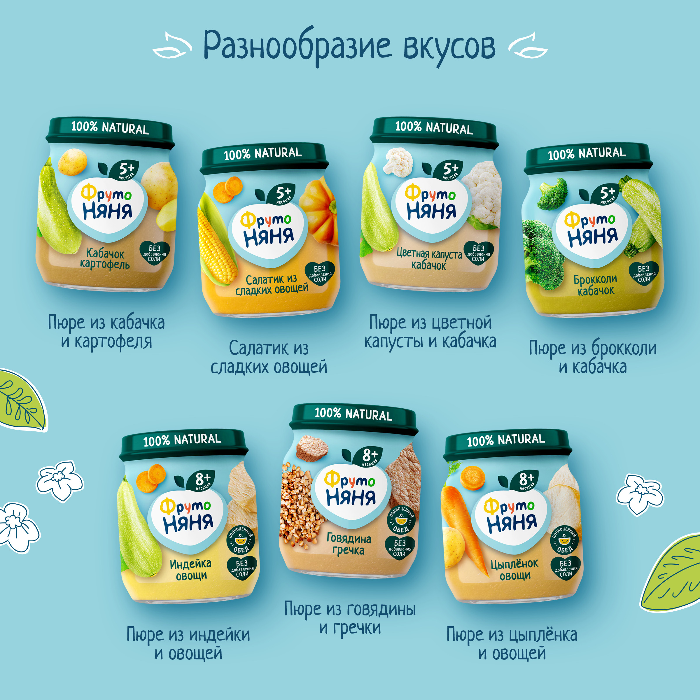 Пюре ФрутоНяня Батат-тыква с 5 мес 110 г - фото 9