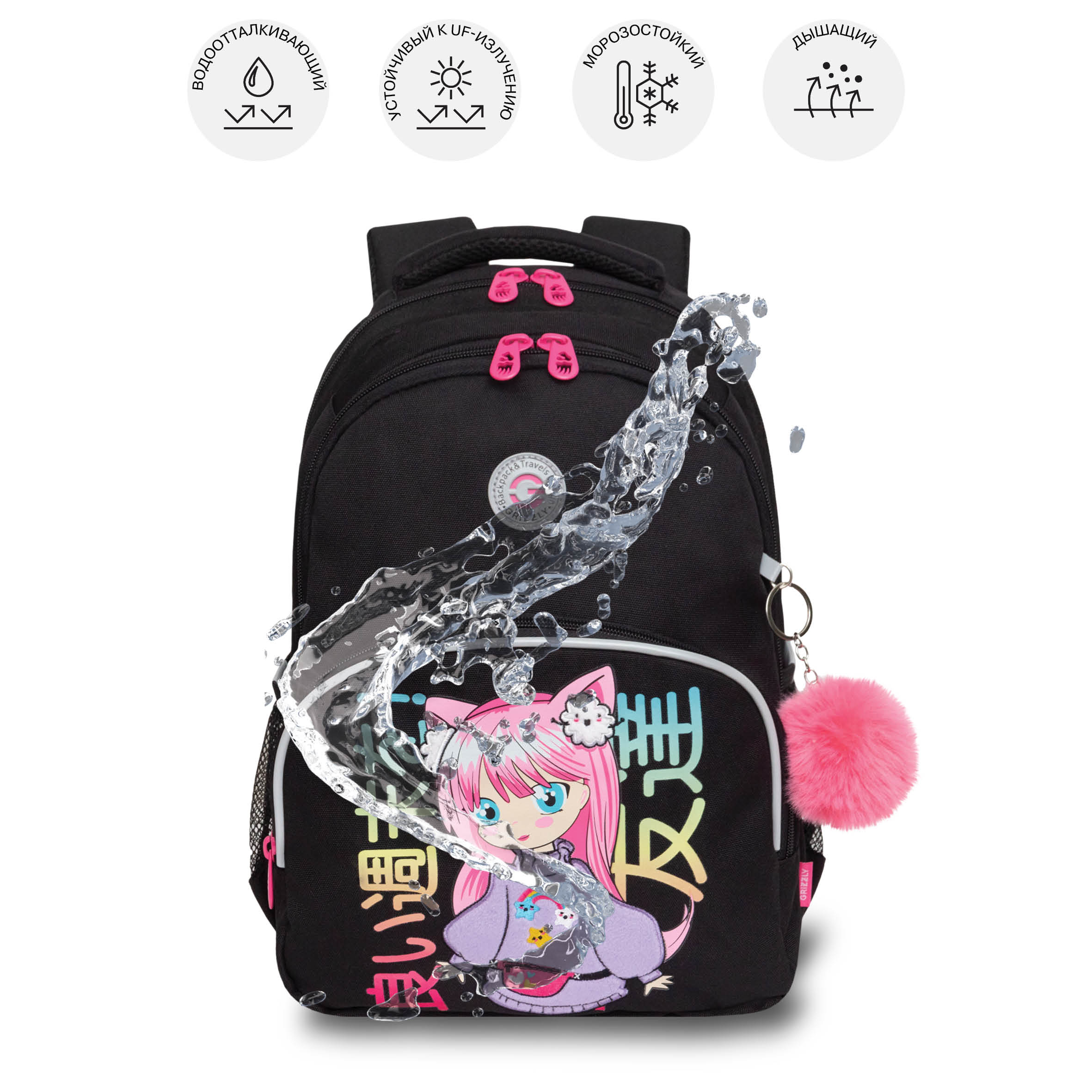 Рюкзак Grizzly для девочки - фото 9