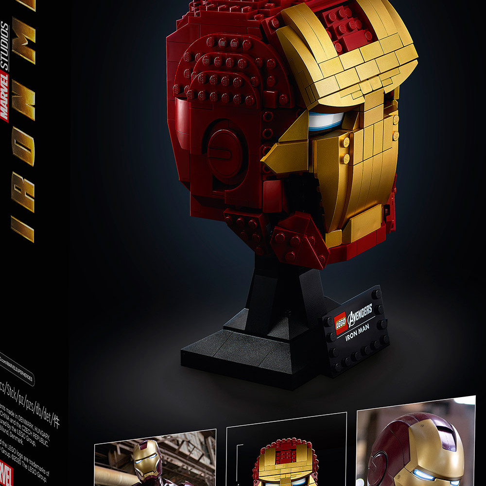 Конструктор LEGO Marvel Super Heroes Шлем Железного Человека 76165 149 дет. - фото 2