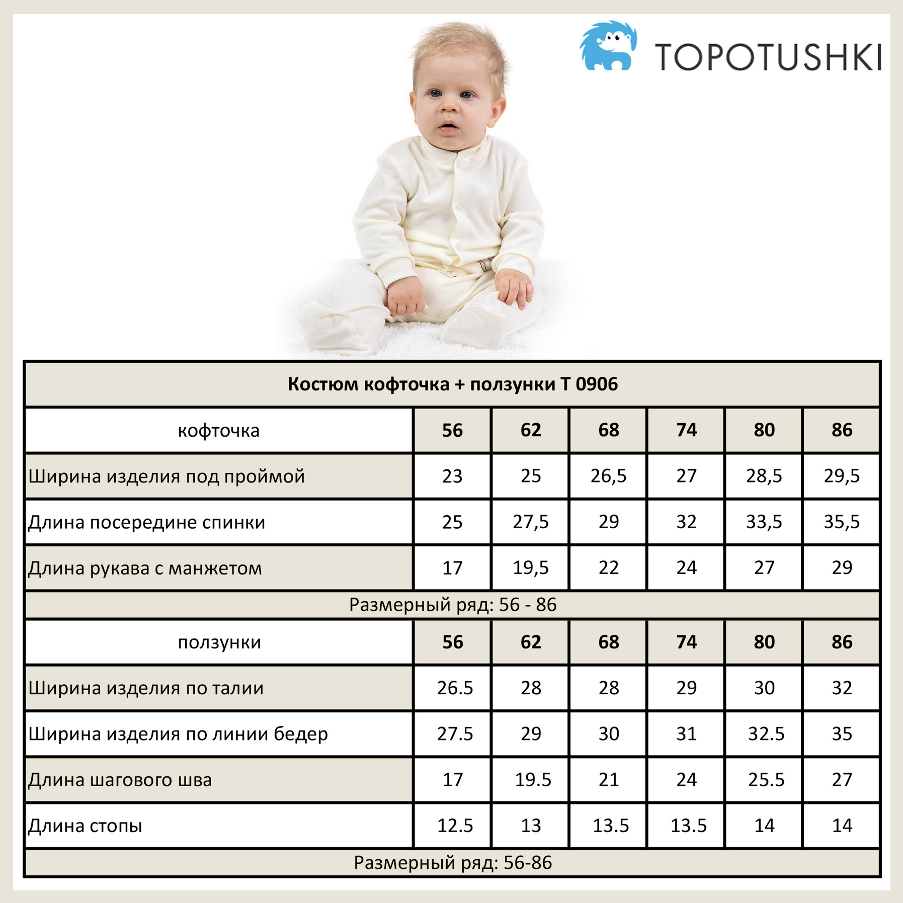 Комплект TOPOTUSHKI Т09063003ин - фото 2