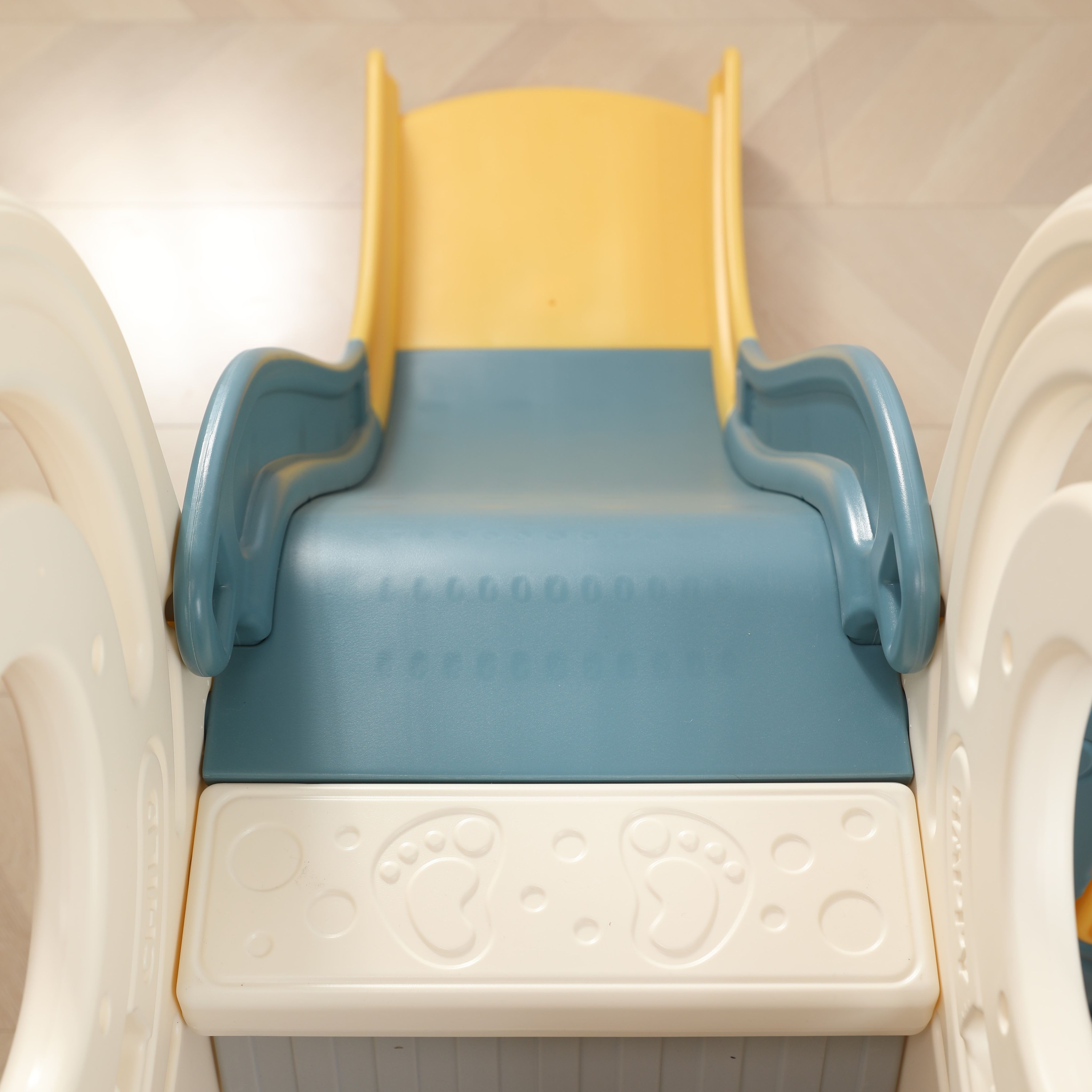 Игровой комплекс UNIX Kids Bus yellow с горкой и баскетбольным кольцом - фото 12