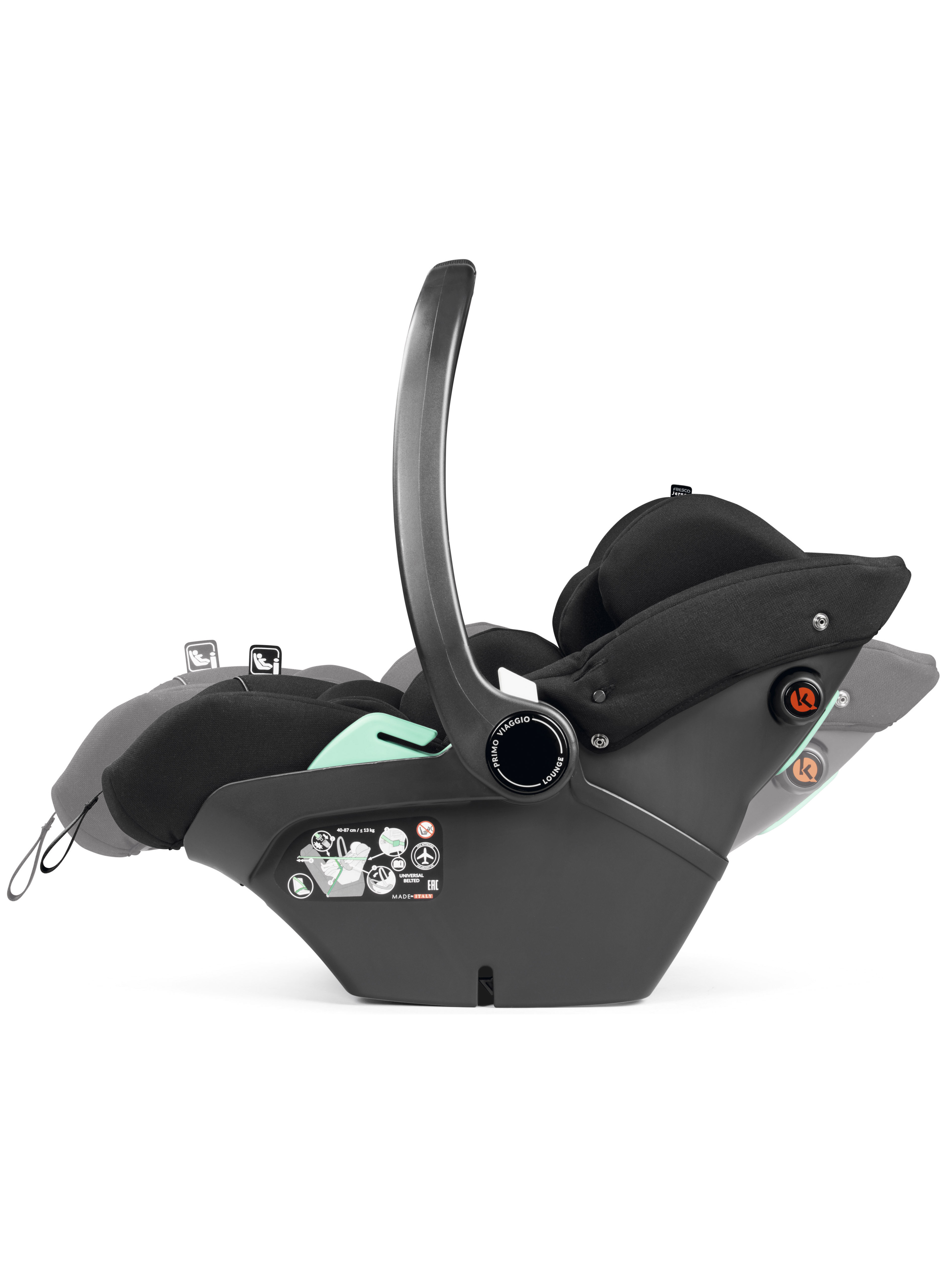 Автокресло Peg-Perego Lounge 0 (0 -13 кг) черный - фото 11