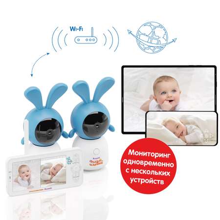 Видеоняня Ramili Baby RV100X2KROSH Крошик, Малышарики, с креплениями