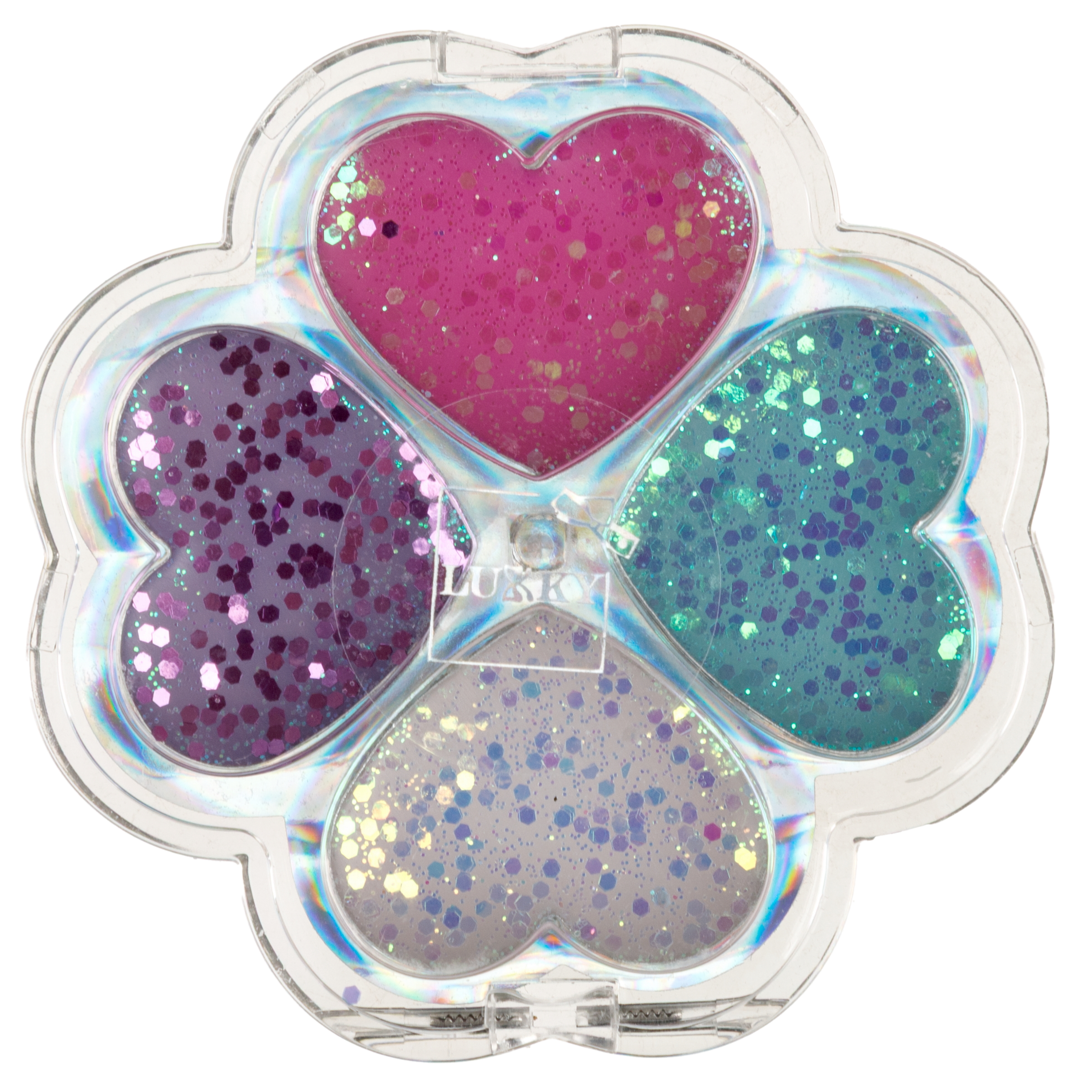 Набор декоративной косметики LUKKY тени с блёстками бальзам для губ стикеры для ногтей стразы для лица - фото 4