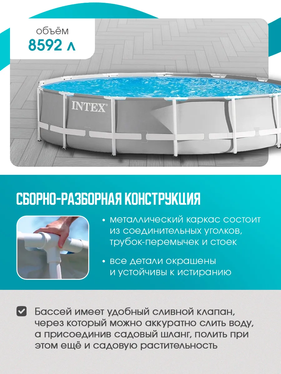 Бассейн Intex Круглый - фото 3