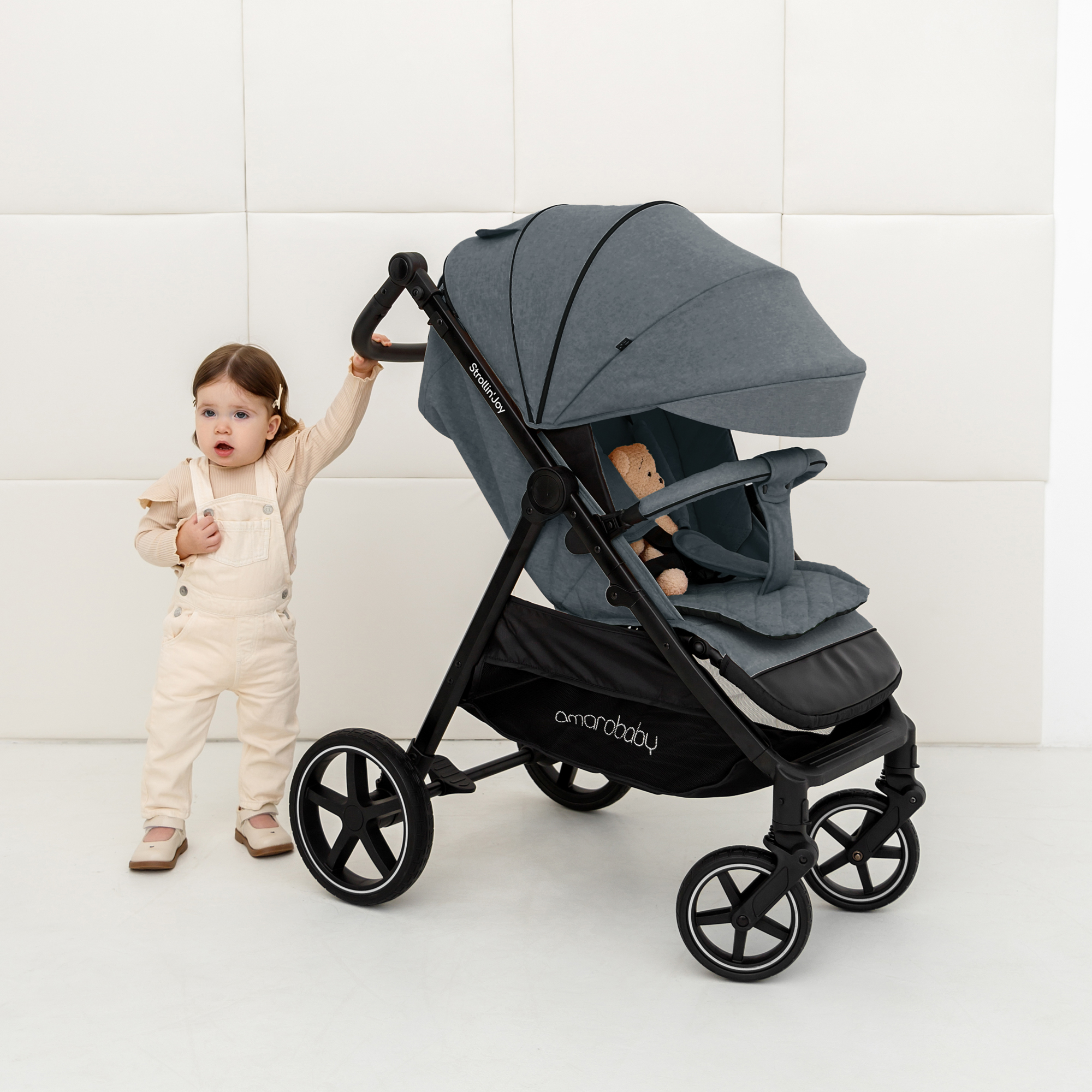 Коляска прогулочная Amarobaby Strollin Joy - фото 26