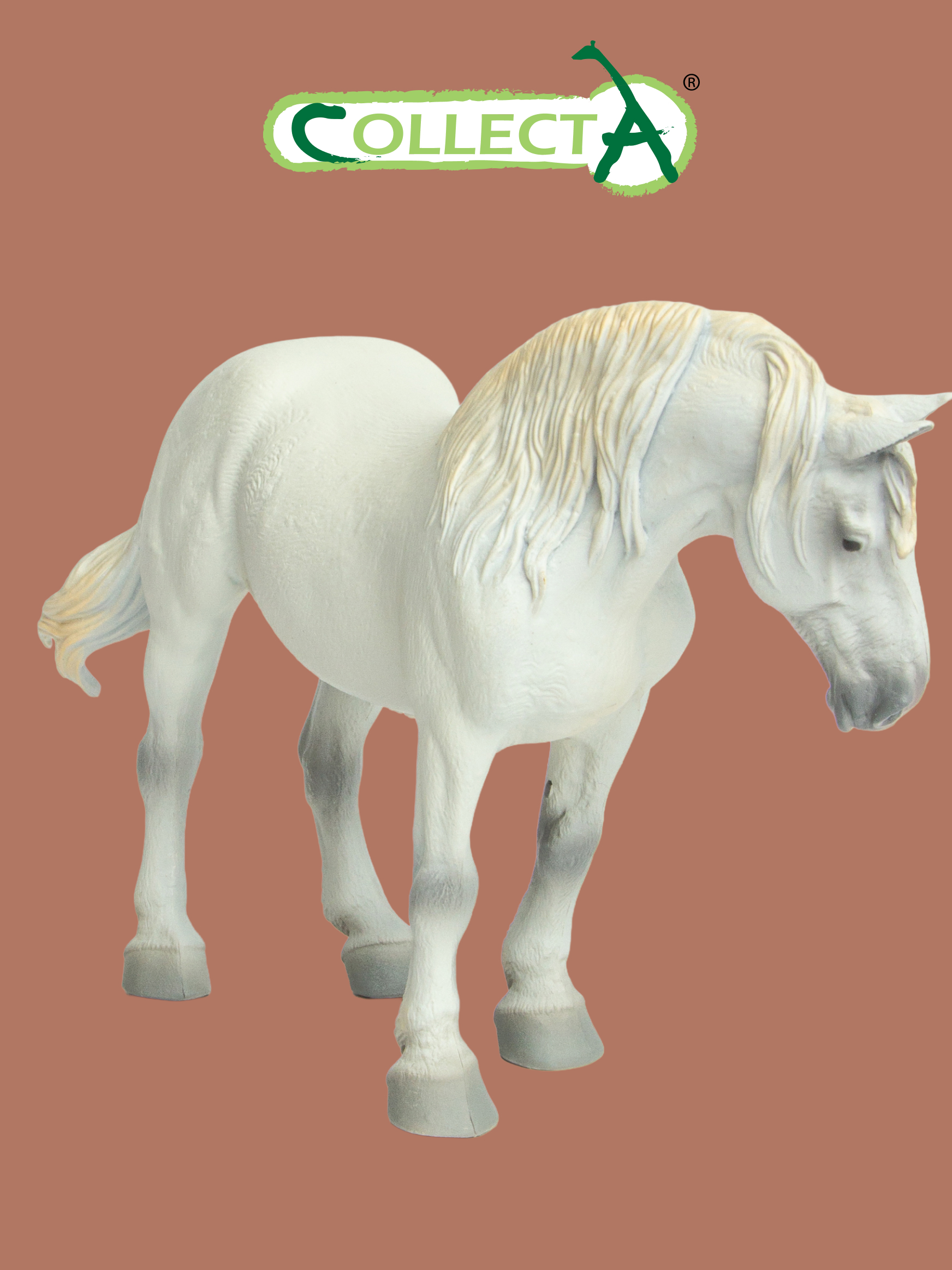 Фигурка Collecta Кобыла Першерон серая - фото 1