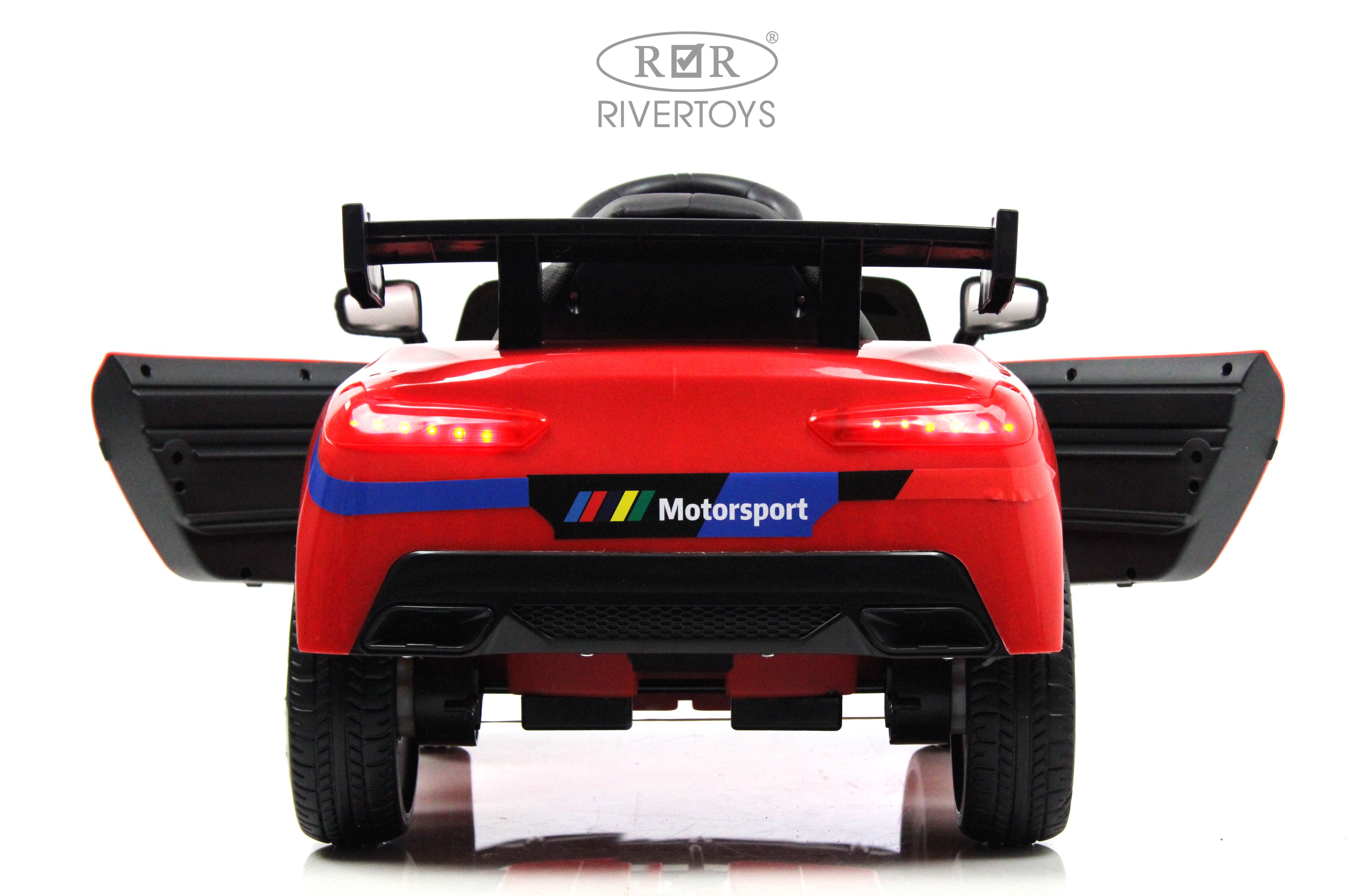 Электромобиль RIVERTOYS F444FF-RED С пультом ДУ - фото 4