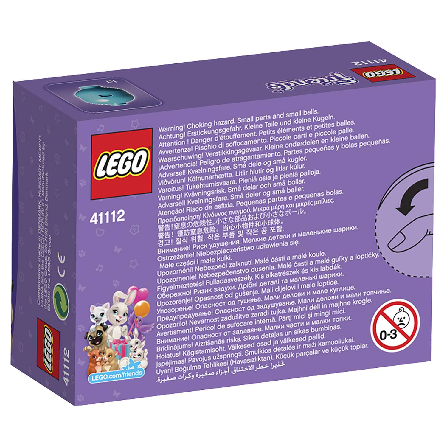 Конструктор LEGO Friends День рождения: тортики блочный - фото 3