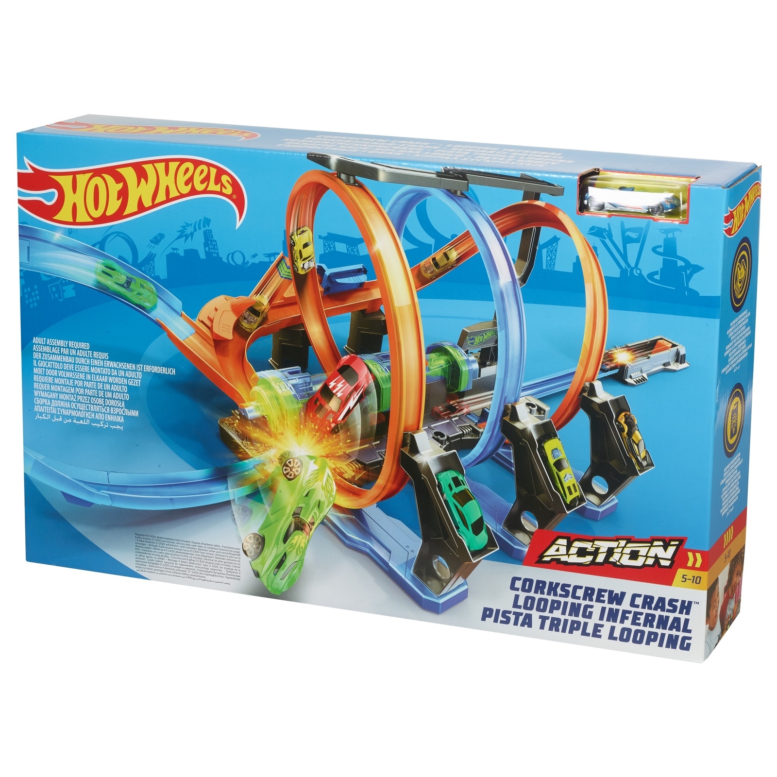 Трек Hot Wheels Винтовое столкновение FTB65 - фото 4