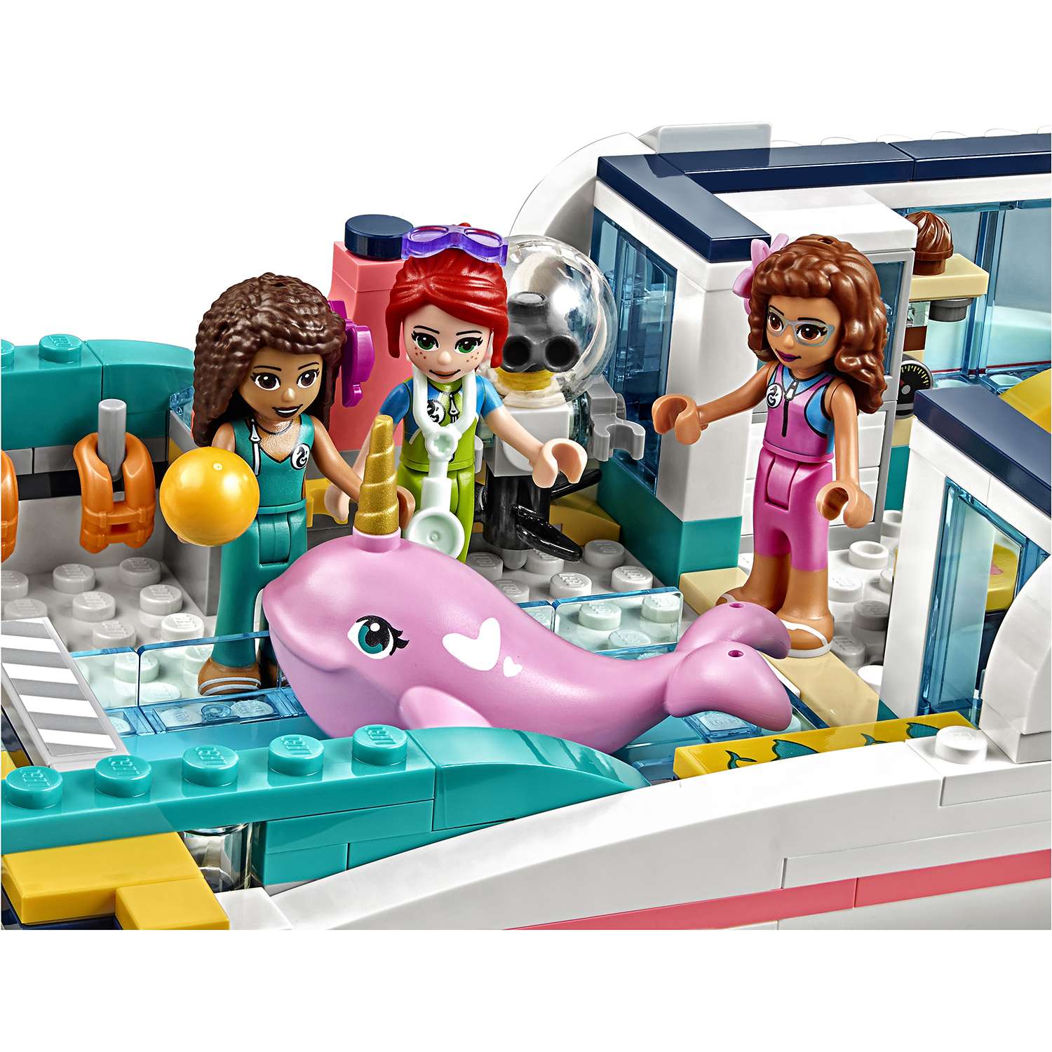 Конструктор LEGO Friends Катер спасательных операций блочный - фото 17