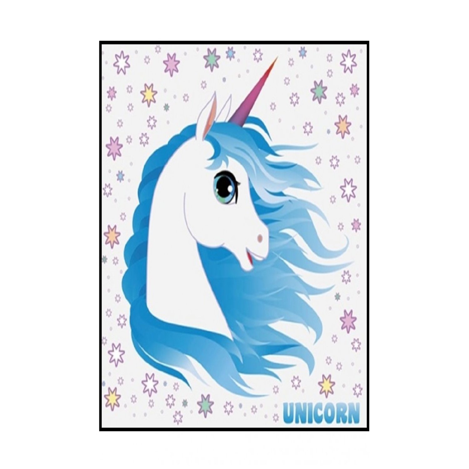 Алмазная мозаика Seichi Голубой единорог - фото 2