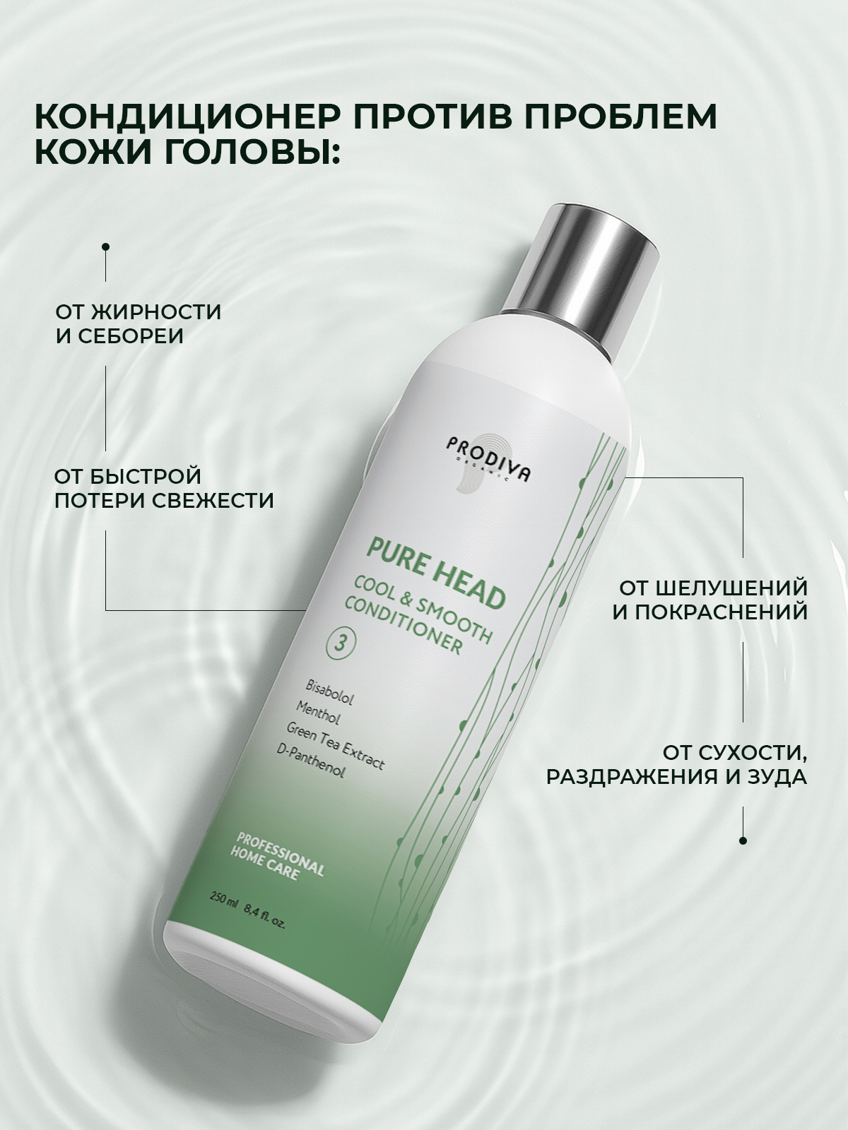 Кондиционер PRODIVA для волос и кожи 250 мл - фото 3