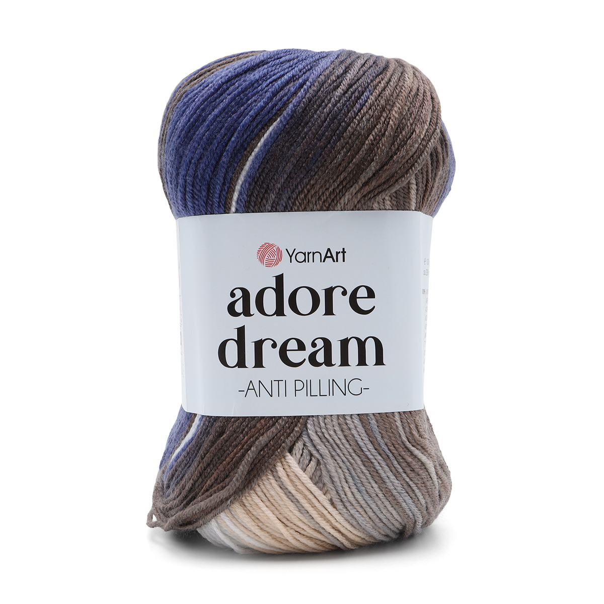 Пряжа для вязания YarnArt Adore Dream 100 гр 280 м акрил секционная анти-пиллинг 5 мотков 1050 секционный - фото 2
