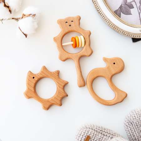 Игрушка Mag Wood погремушка Лесная дружба