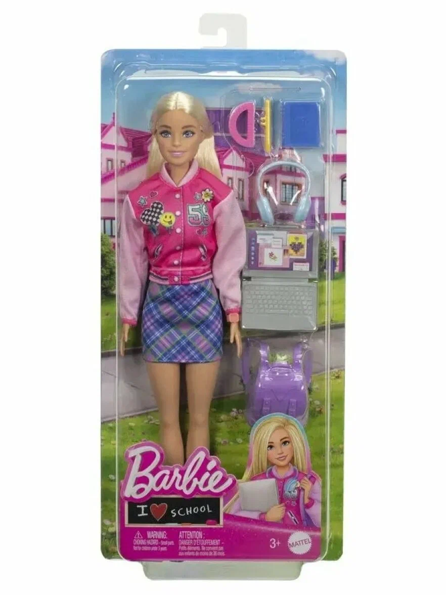 Кукла модельная Barbie Студентка высота 30 см HRG84 - фото 5