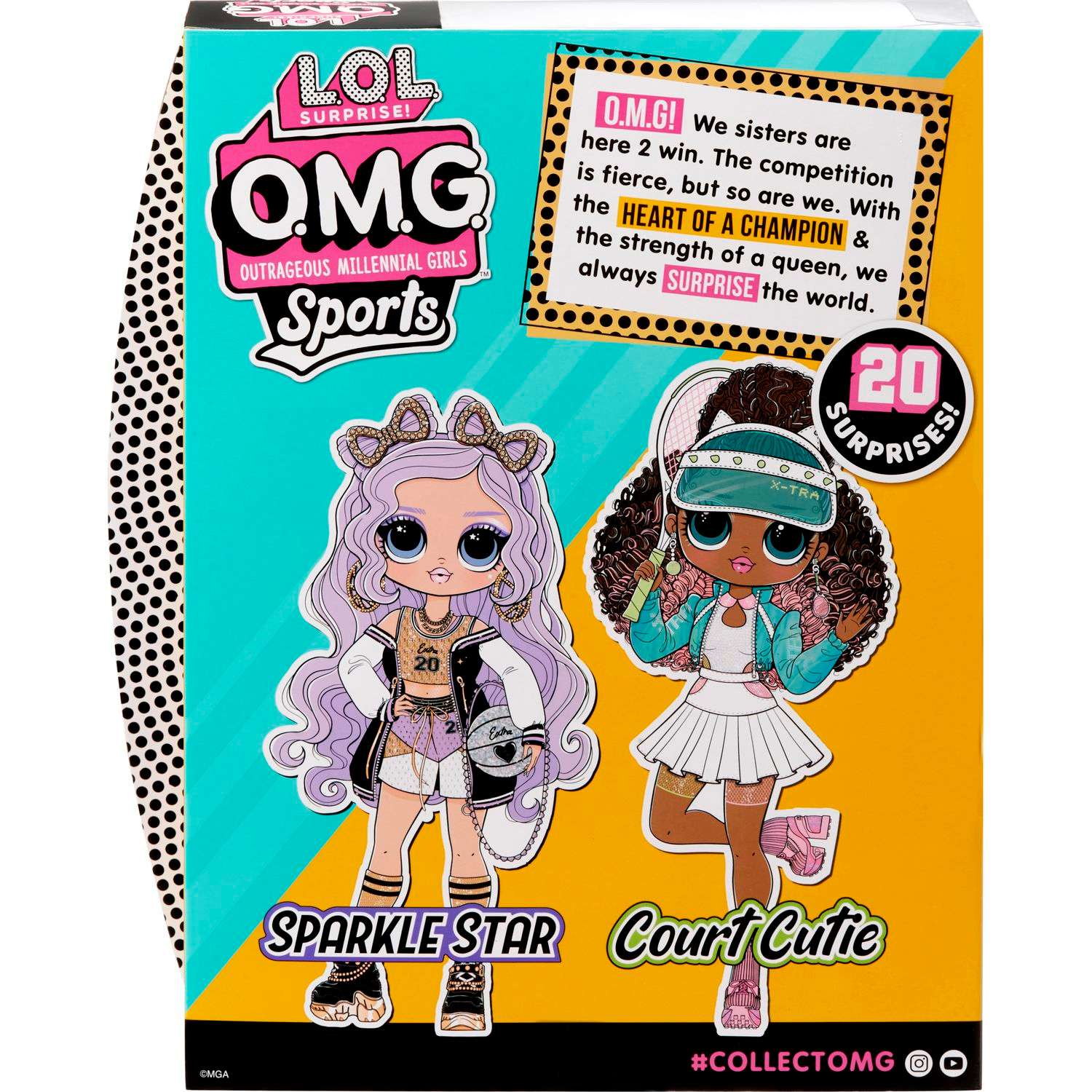 Кукла модельная L.O.L. Surprise! OMG Sports Sparkle Star 584230EUC - фото 3