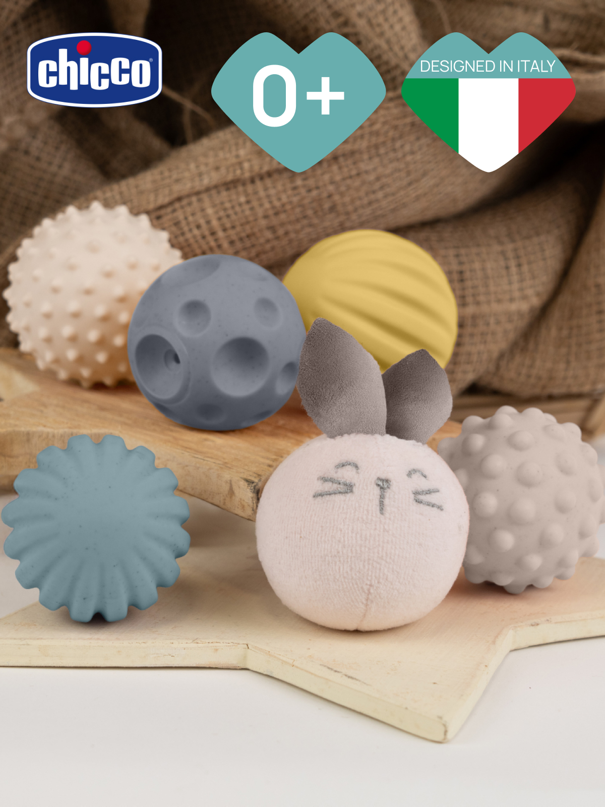 Игрушка Chicco мяч 71 - фото 2