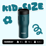 Термокружка 500 мл для напитков Bobber Tumbler 500 темно-бирюзовый