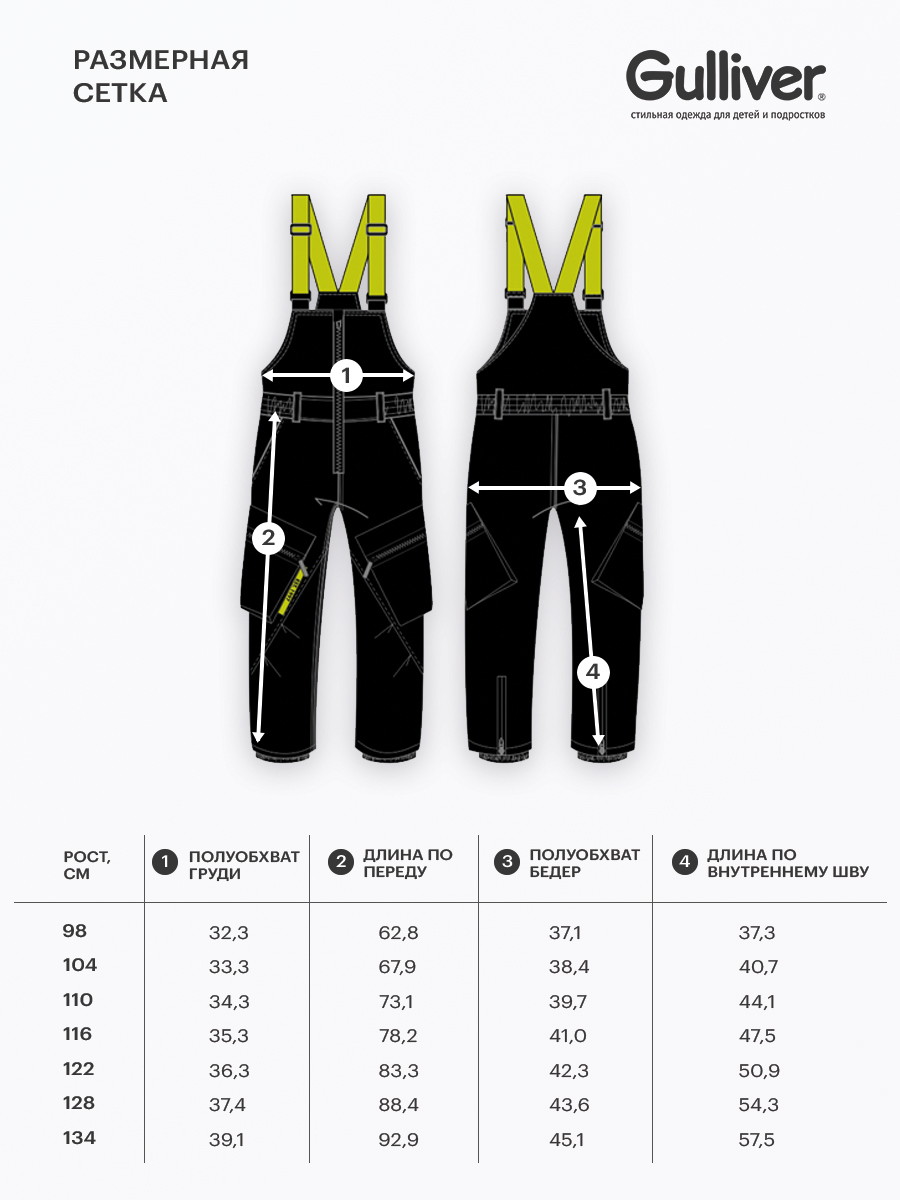 Полукомбинезон Gulliver 22406BMC6702 - фото 8