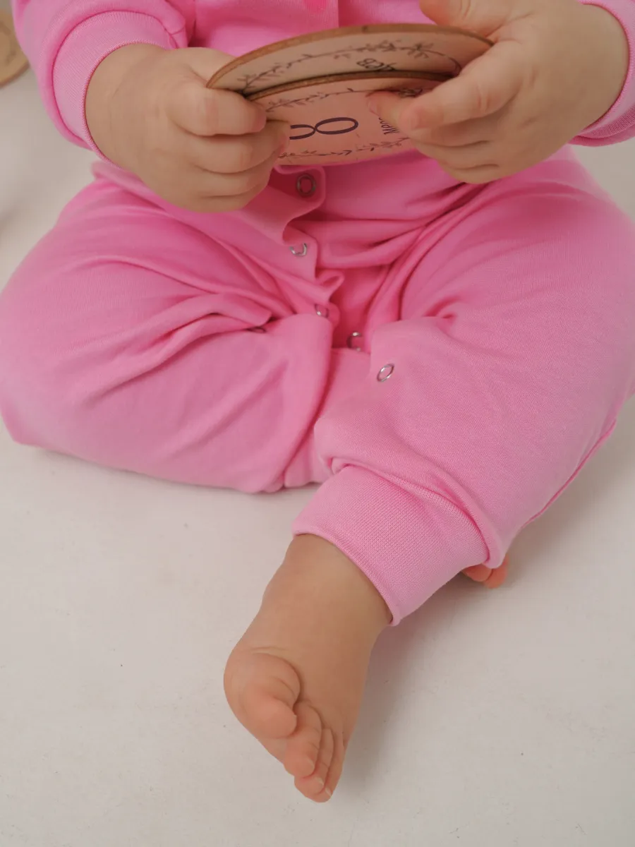 Комбинезон 3 шт Супер Пупс нбр/3пр/ком/сл/SK18розовыйлисточкиветочки - фото 23