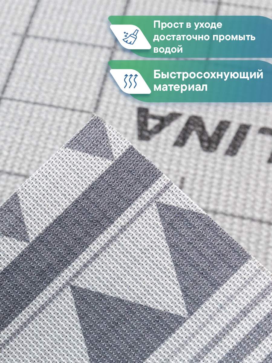 Половик VILINA Элемент 65 x 180 см 1 шт. - фото 5