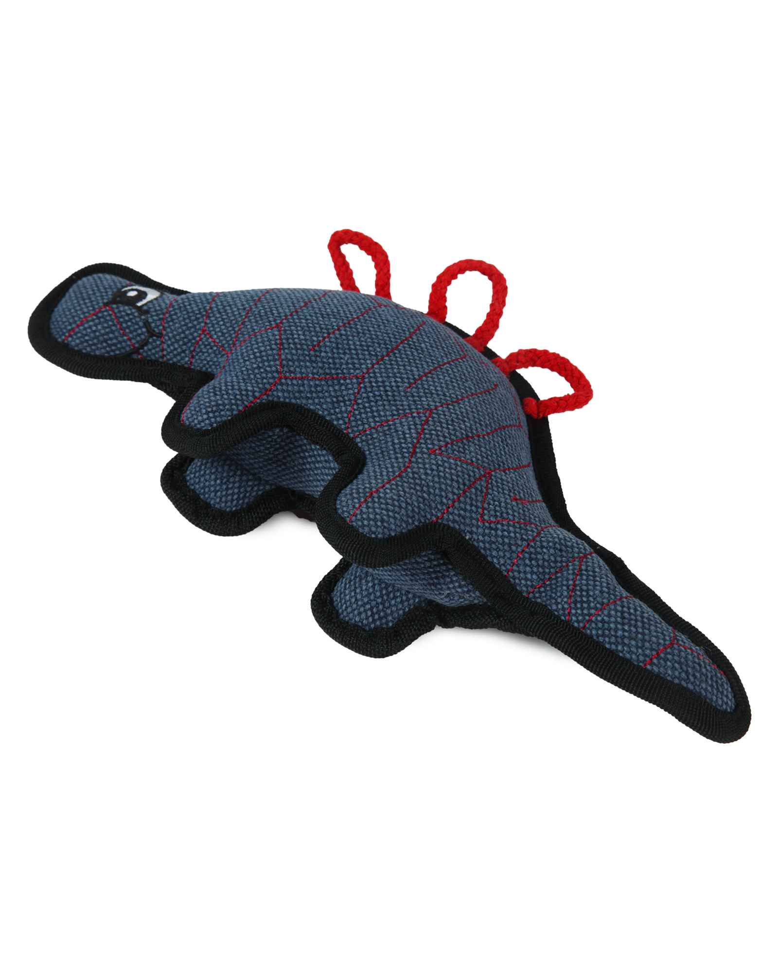 Игрушка для собак Barbaks Динозавр Пафнутий особо прочный мягкий с пищалкой 31.5*15.5см - фото 4