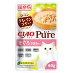 Корм для кошек INABA Чао Пьюр тунец магуро-куриное филе пауч 60г