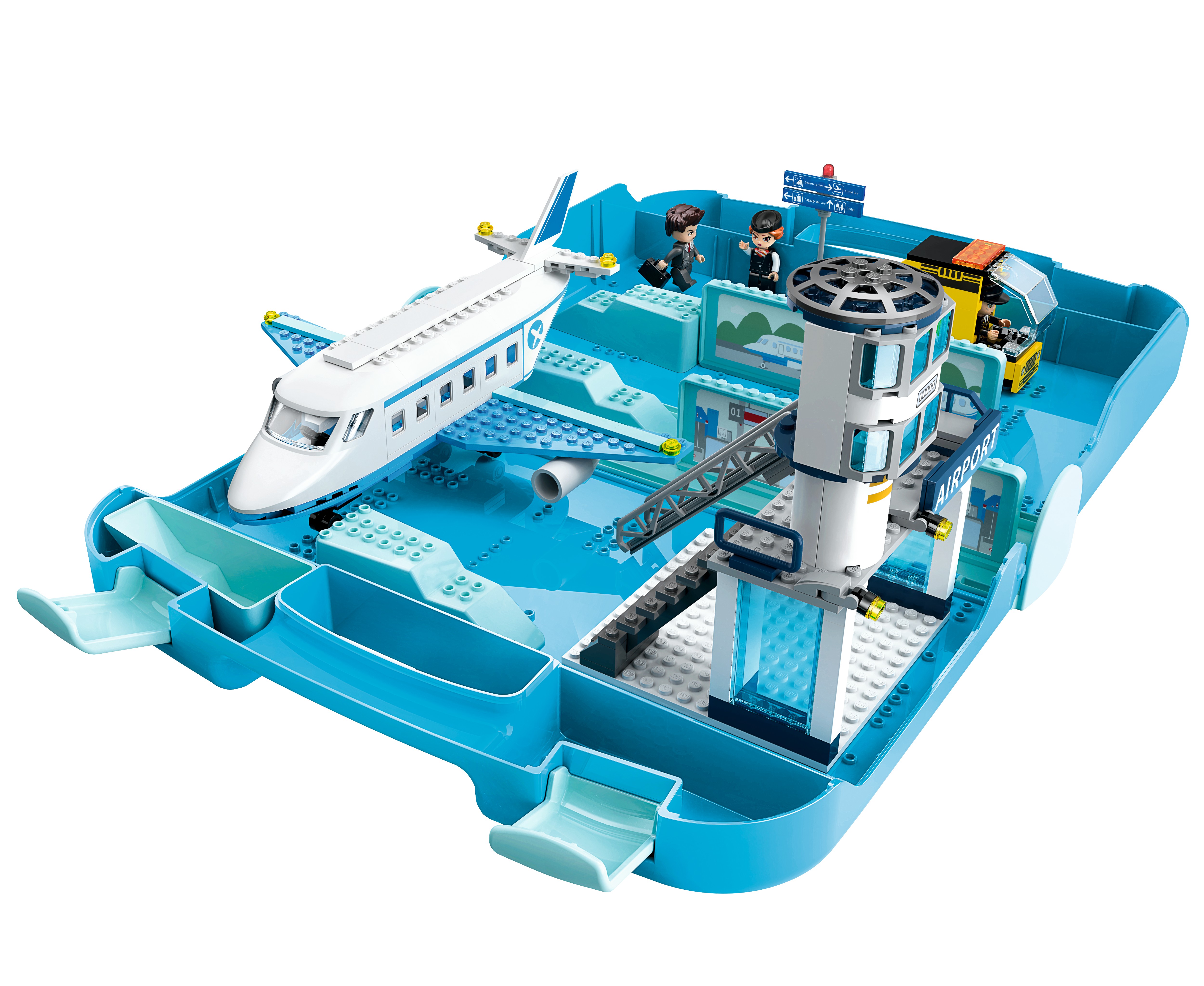 Конструктор QMAN Самолет 237 дет. - фото 3