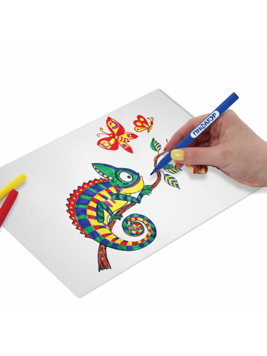 Фломастеры Пифагор 50 шт. - фото 13